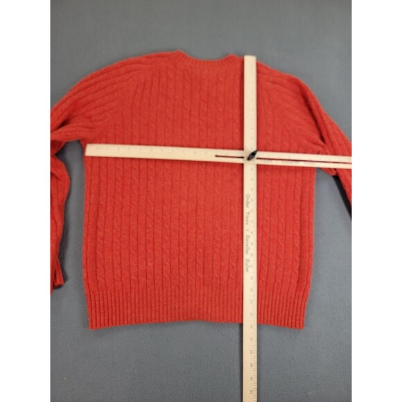 Davis & Squire Sweater Mens Medium Cashmere Crewneck 2 Ply Pullover Soft Knit - Picture 5 of 8